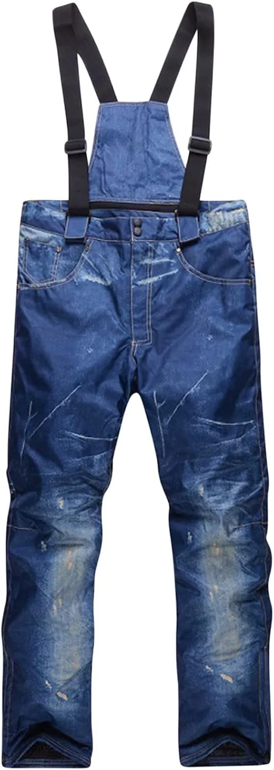 Утепленные брюки-комбинезон для мужчин Denim Ski Pants Waterproof
Утепленные брюки-комбинезон для мужчин Denim Ski Pants Waterproof