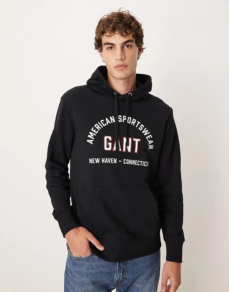 Толстовка с капюшоном GANT с принтом университетского логотипа черного цвета
Толстовка с капюшоном GANT с принтом университетского логотипа черного цвета
