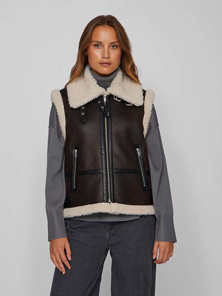 Жилет Vila Weste, темно-коричневый
Жилет Vila Weste, темно-коричневый