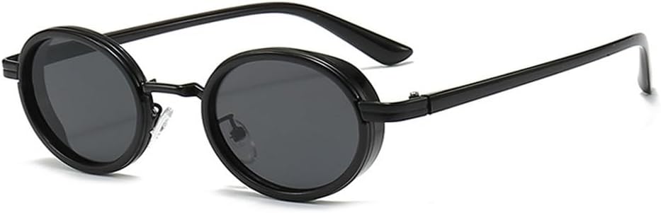 Маленькие овальные панк-солнцезащитные очки для мужчин, винтажные, полуметаллические, женские, градиентные, UV400, голубые, чайные солнцезащитные очки WNCKSQ, Black Gray
Маленькие овальные панк-солнцезащитные очки для мужчин, винтажные, полуметаллические, женские, градиентные, UV400, голубые, чайные солнцезащитные очки WNCKSQ, Black Gray