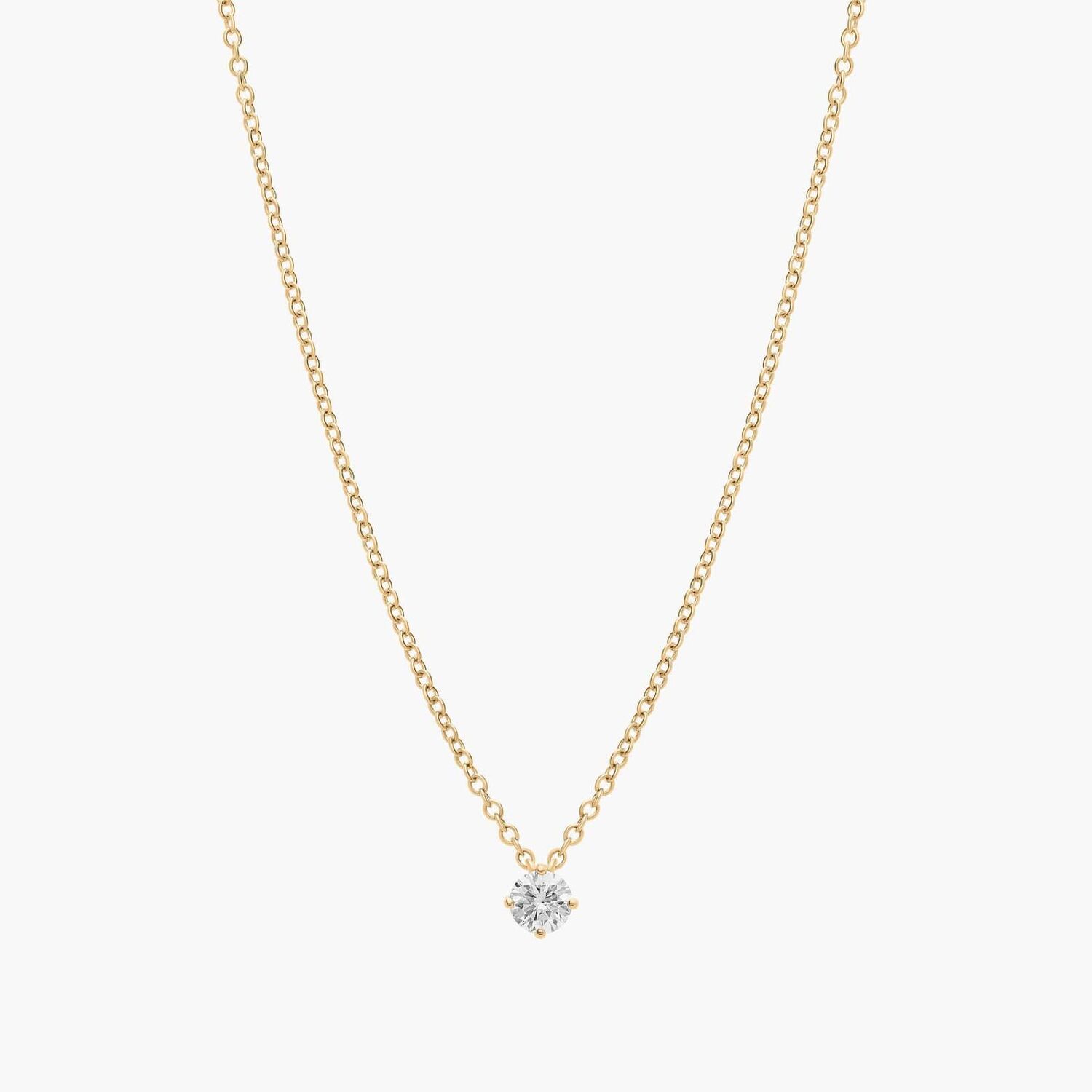 Подвеска-солитер с выращенным в лаборатории бриллиантом в оправе «воздушный змей» из желтого золота 14 карат (1/4 карата, два цвета — FG / VS2-SI1) Blue Nile
Подвеска-солитер с выращенным в лаборатории бриллиантом в оправе «воздушный змей» из желтого золота 14 карат (1/4 карата, два цвета — FG / VS2-SI1) Blue Nile