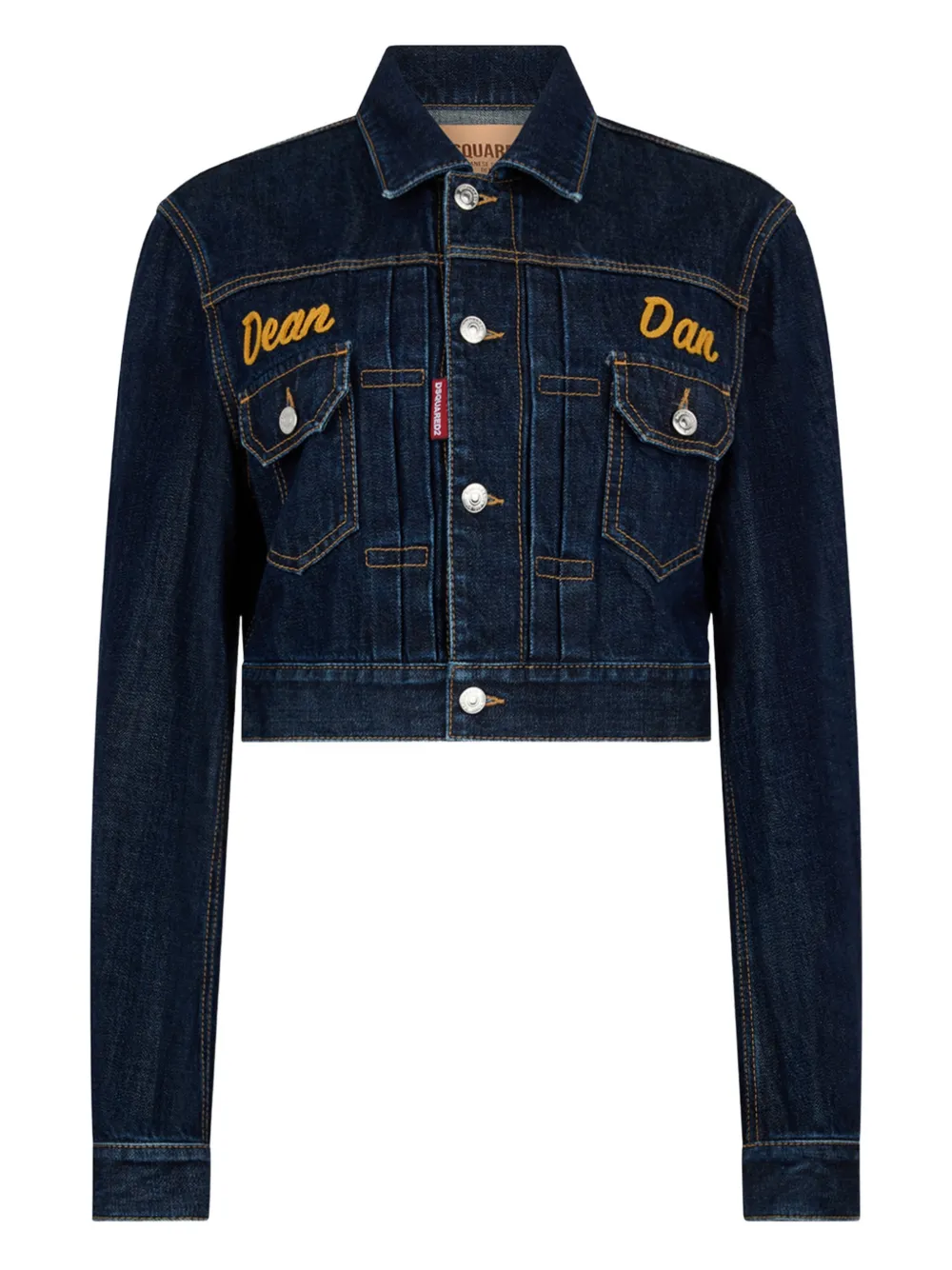 Укороченная джинсовая куртка cimosa authentic japanese Dsquared2, синий
Укороченная джинсовая куртка cimosa authentic japanese Dsquared2, синий
