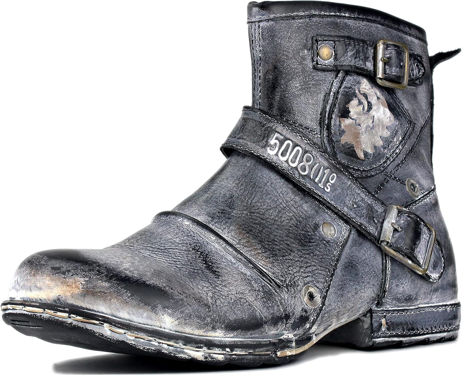 Мужские мотоботы OSSTONE, модные кожаные чукка с застежкой-молнией, повседневная обувь OS-5008-1-AI-US-R, черный
Мужские мотоботы OSSTONE, модные кожаные чукка с застежкой-молнией, повседневная обувь OS-5008-1-AI-US-R, черный