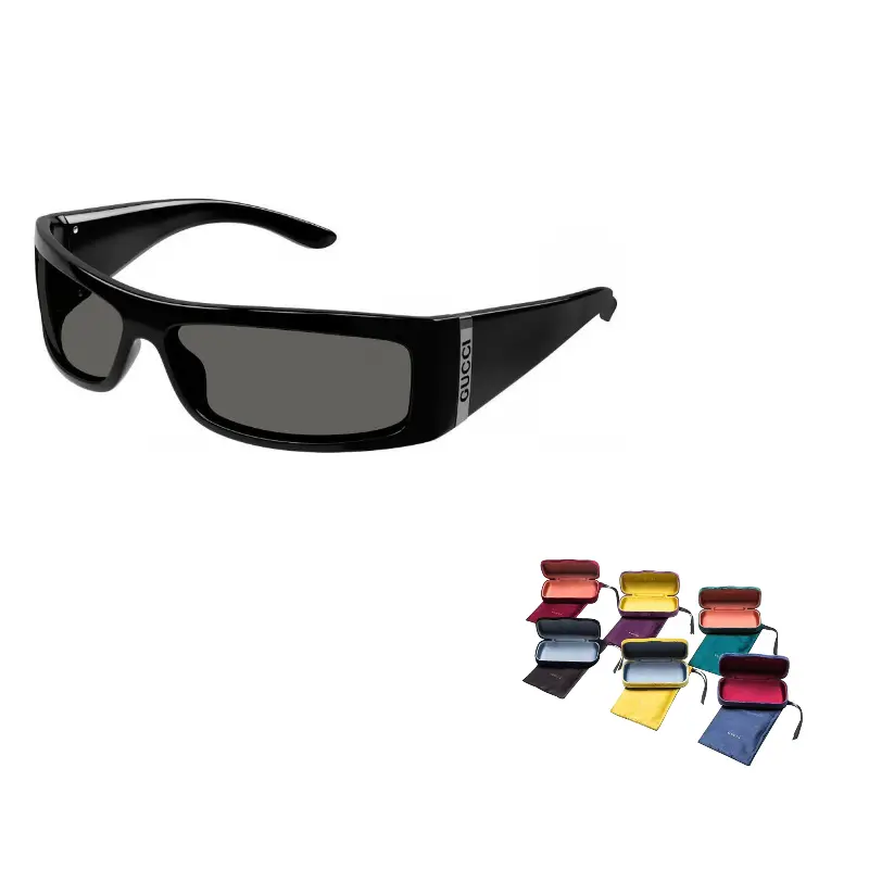 GUCCI Прямоугольные солнцезащитные очки, Black
GUCCI Прямоугольные солнцезащитные очки, Black