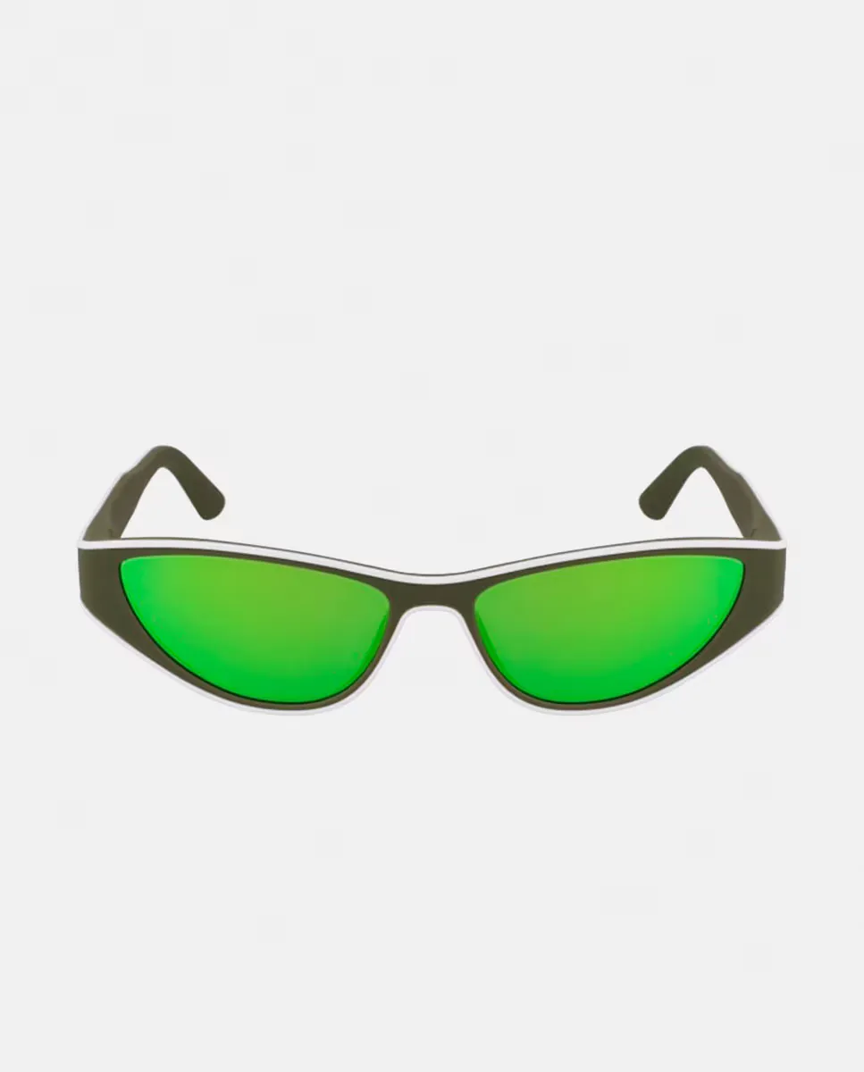 Геометрические женские солнцезащитные очки с зеркальными линзами Longchamp, зеленый
Геометрические женские солнцезащитные очки с зеркальными линзами Longchamp, зеленый