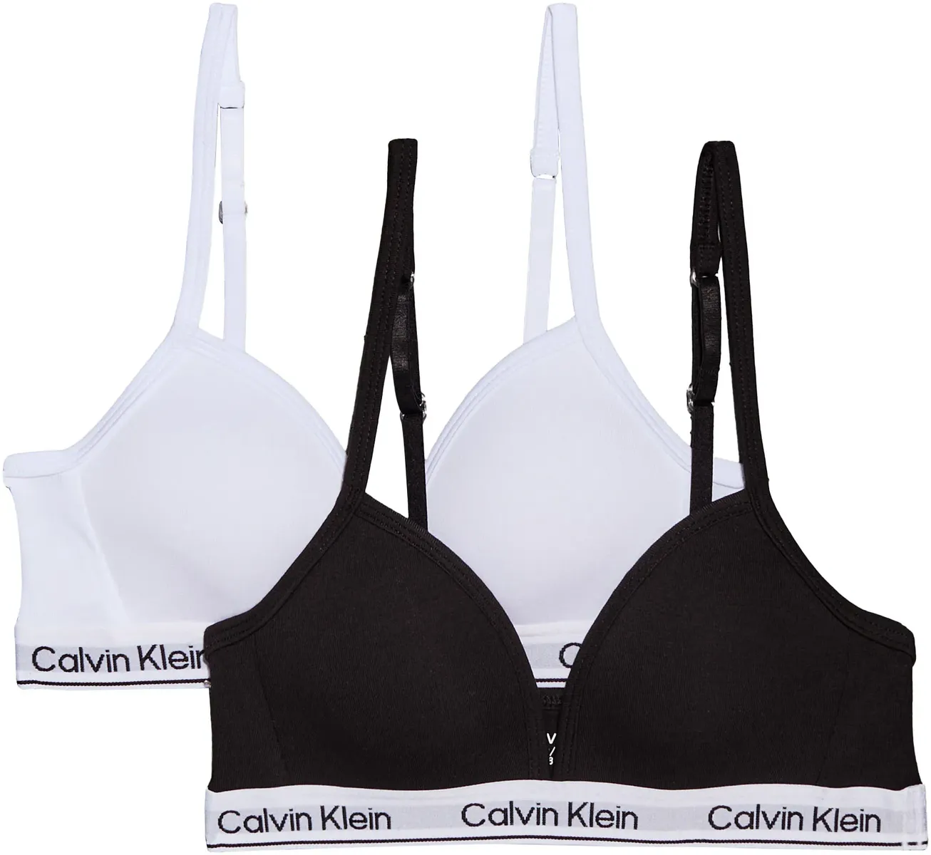 Подростковый бюстгальтер Calvin Klein Underwear "2PK TRIANGLE" для детей до 16 лет с надписью-логотипом, черный
Подростковый бюстгальтер Calvin Klein Underwear "2PK TRIANGLE" для детей до 16 лет с надписью-логотипом, черный