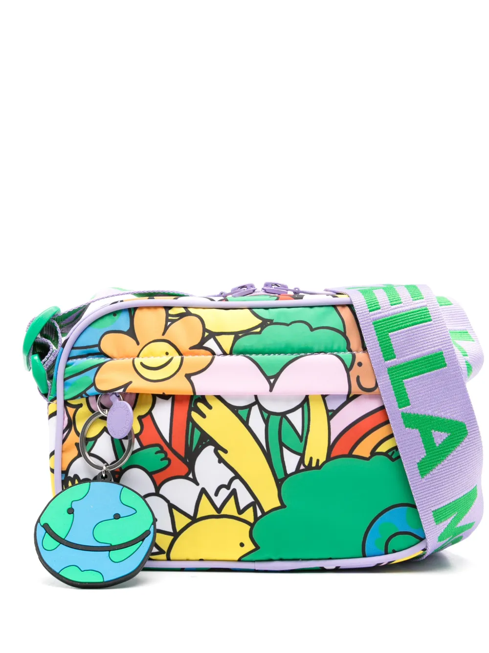 Сумка через плечо с графическим принтом Stella McCartney Kids, зеленый
Сумка через плечо с графическим принтом Stella McCartney Kids, зеленый