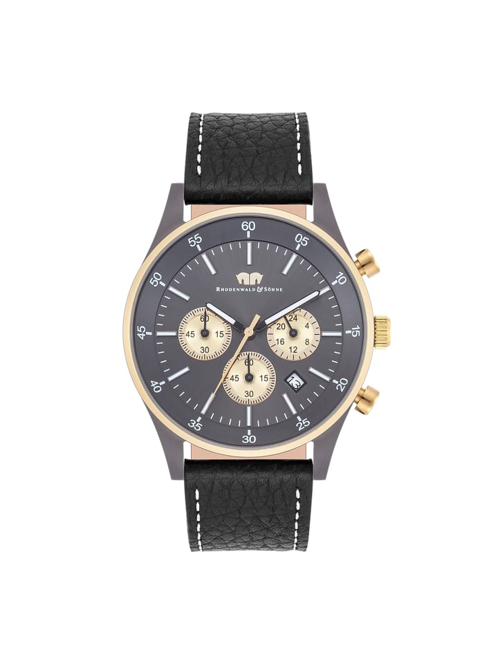 Rhodenwald & Söhne Часы Goodwill в натуральной коже, черные
Rhodenwald & Söhne Часы Goodwill в натуральной коже, черные