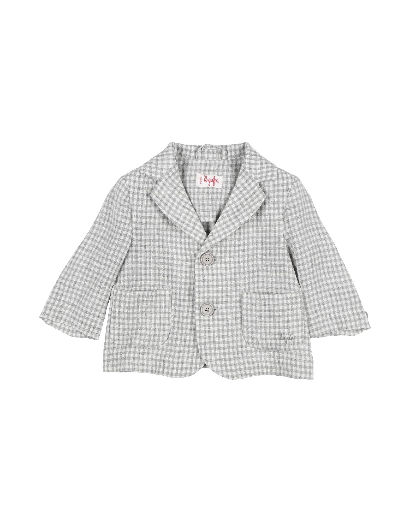 Блейзер для детей Il Gufo, светло-серый
Блейзер для детей Il Gufo, светло-серый