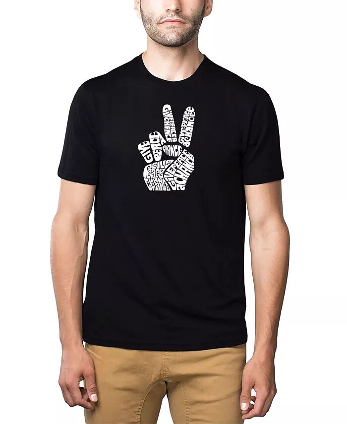 Футболка мужская премиум-класса с надписью Word Art - Peace Fingers LA Pop Art, черный
Футболка мужская премиум-класса с надписью Word Art - Peace Fingers LA Pop Art, черный
