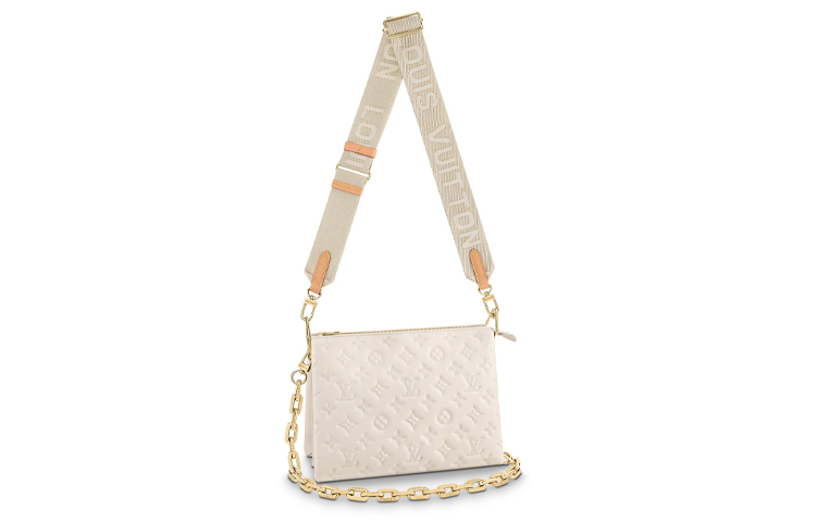 Louis Vuitton Сумка-кроссбоди Coussin из овчины с отделкой из телячьей кожи, маленькая женская, молочно-белый цвет
Louis Vuitton Сумка-кроссбоди Coussin из овчины с отделкой из телячьей кожи, маленькая женская, молочно-белый цвет