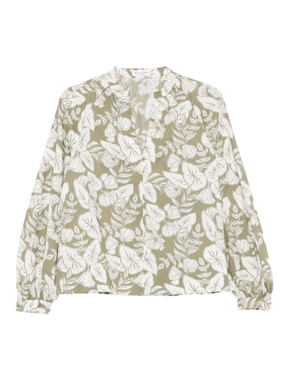 Блузка с V-образным вырезом и цветочным принтом Marc O'Polo, зеленый
Блузка с V-образным вырезом и цветочным принтом Marc O'Polo, зеленый
