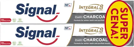 Зубная паста I8 с древесным углем 2x75 мл - Duopack Signal
Зубная паста I8 с древесным углем 2x75 мл - Duopack Signal