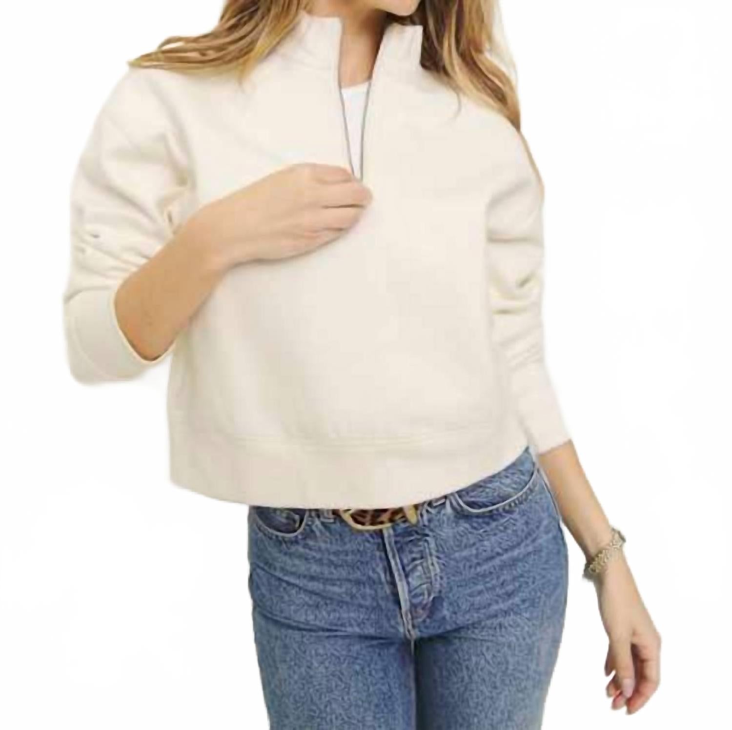 Минималистичный свитшот на молнии цвета слоновой кости Hyfve, слоновая кость
Минималистичный свитшот на молнии цвета слоновой кости Hyfve, слоновая кость