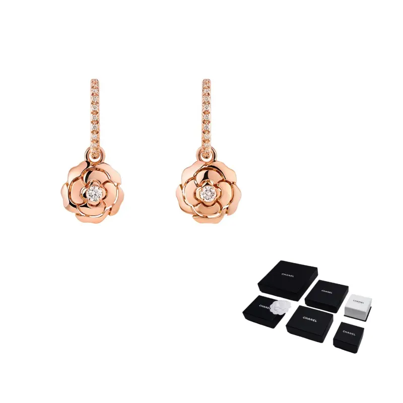 CHANEL Серьги-кольца Camellia 2010
CHANEL Серьги-кольца Camellia 2010