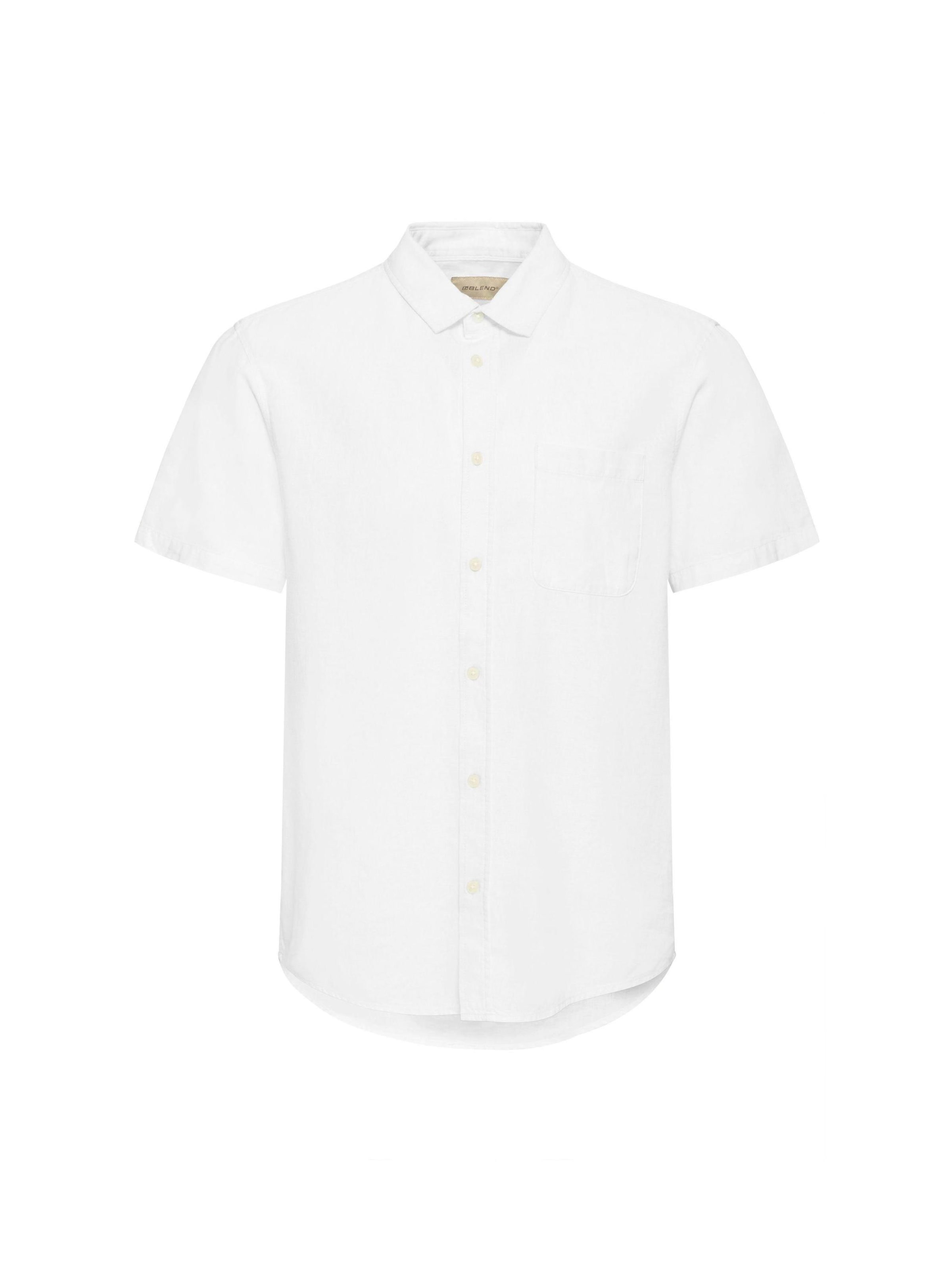 BLEND Рубашка на пуговицах 'BHLins' белого цвета Regular fit
BLEND Рубашка на пуговицах 'BHLins' белого цвета Regular fit