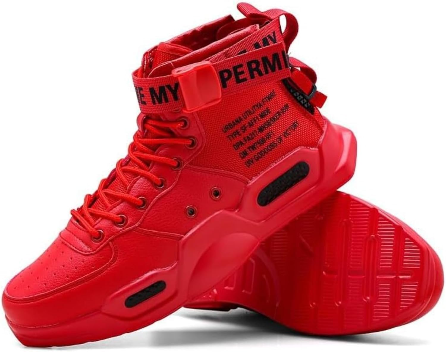 Мужские ботинки на шнуровке до щиколотки, повседневные плоские ботинки, высокие кроссовки для прогулок на улице и ежедневной носки Huayorong, красный
Мужские ботинки на шнуровке до щиколотки, повседневные плоские ботинки, высокие кроссовки для прогулок на улице и ежедневной носки Huayorong, красный