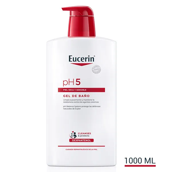 Увлажняющий гель для тела Ph5 Gel De Baño Eucerin, 1.000 ml 
Увлажняющий гель для тела Ph5 Gel De Baño Eucerin, 1.000 ml