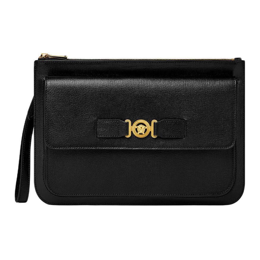 MEDUSA BIGGIE Series Кожаная Клатч Мужская Черная VERSACE
MEDUSA BIGGIE Series Кожаная Клатч Мужская Черная VERSACE