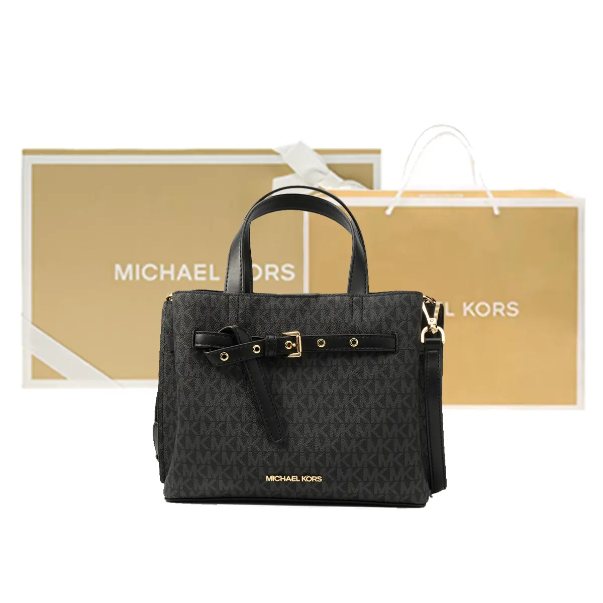 MICHAEL KORS Женская черная холщовая сумка через плечо 
MICHAEL KORS Женская черная холщовая сумка через плечо