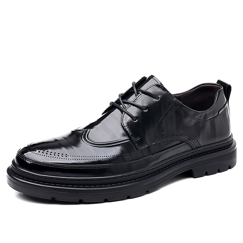 Черные туфли Dress Shoes Men's Black SHUPATE, однослойные
Черные туфли Dress Shoes Men's Black SHUPATE, однослойные