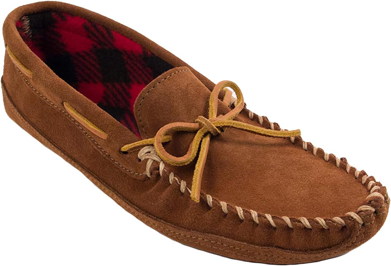 Мужские флисовые тапочки с двумя подошвами Minnetonka, коричневый
Мужские флисовые тапочки с двумя подошвами Minnetonka, коричневый