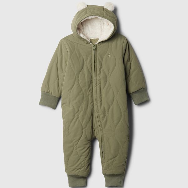 Утепленный комбинезон с подкладкой из искусственного меха для новорожденных Gap, зеленый
Утепленный комбинезон с подкладкой из искусственного меха для новорожденных Gap, зеленый