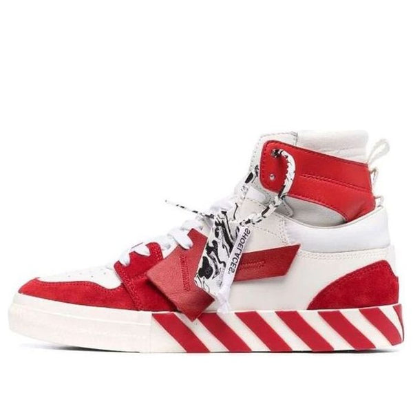 Кроссовки vulcanized high-top 'red white' Off-White, красный
Кроссовки vulcanized high-top 'red white' Off-White, красный