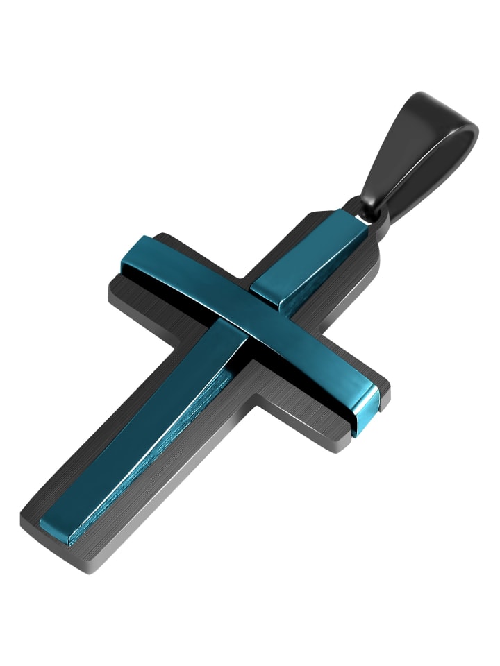 Adeliás Кулон унисекс - крестообразный кулон из нержавеющей стали синего цвета
Adeliás Кулон унисекс - крестообразный кулон из нержавеющей стали синего цвета