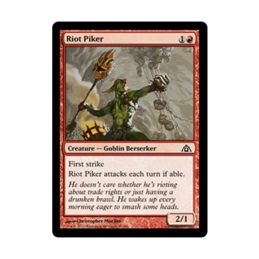 CCG Riot Piker (C) (Рольга), MTG - Dragon's Maze
CCG Riot Piker (C) (Рольга), MTG - Dragon's Maze