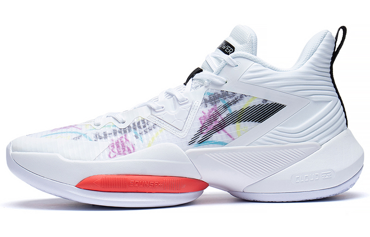 LINING Мужские баскетбольные кроссовки Power Mid-Top стандартные бело-черно-красные
LINING Мужские баскетбольные кроссовки Power Mid-Top стандартные бело-черно-красные