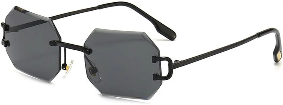 Винтажные модные солнцезащитные очки без оправы для женщин и мужчин, роскошные маленькие солнцезащитные очки для женщин с защитой от УФ-излучения UV400 HVTVTLA, Black
Винтажные модные солнцезащитные очки без оправы для женщин и мужчин, роскошные маленькие солнцезащитные очки для женщин с защитой от УФ-излучения UV400 HVTVTLA, Black