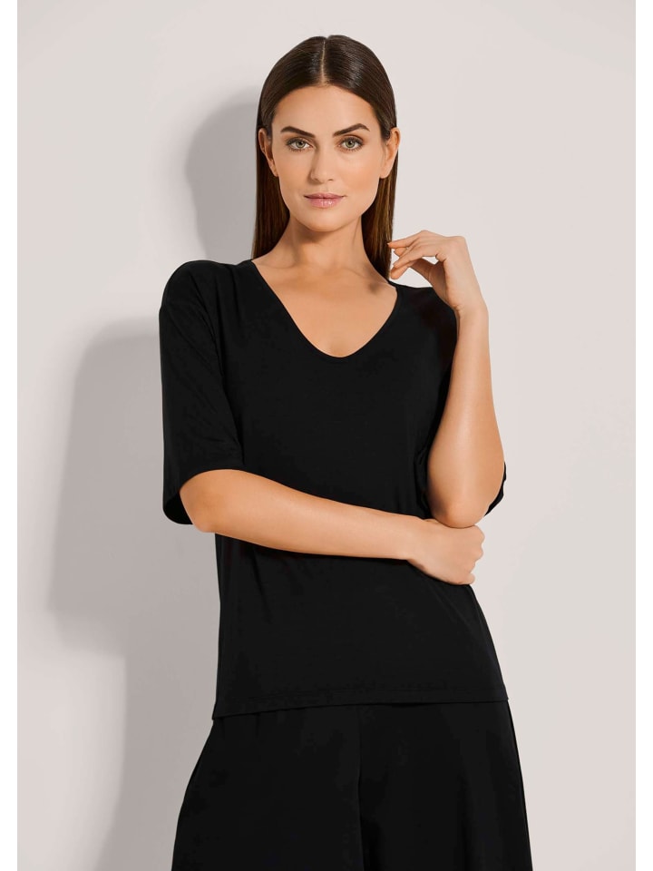 MADELEINE Футболка с короткими рукавами и V-образным вырезом, черная, Черный, MADELEINE Футболка с короткими рукавами и V-образным вырезом, черная
MADELEINE Футболка с короткими рукавами и V-образным вырезом, черная, Черный, MADELEINE Футболка с короткими рукавами и V-образным вырезом, черная