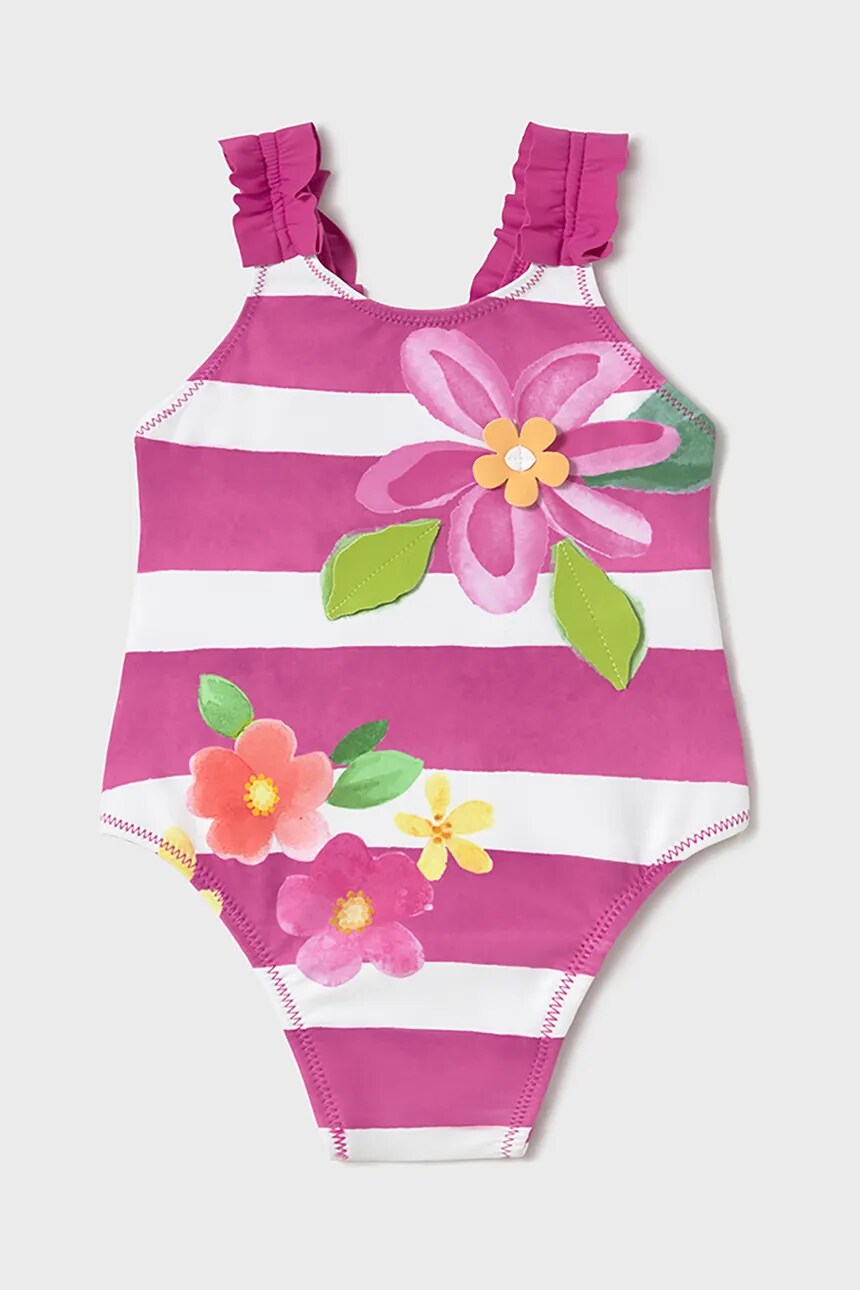 Цельный детский купальник Mayoral, розовый 
Цельный детский купальник Mayoral, розовый