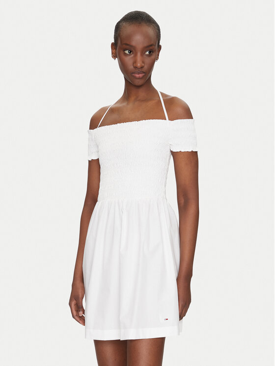Летнее платье облегающего кроя DW0DW20343 Tommy Jeans, белый
Летнее платье облегающего кроя DW0DW20343 Tommy Jeans, белый