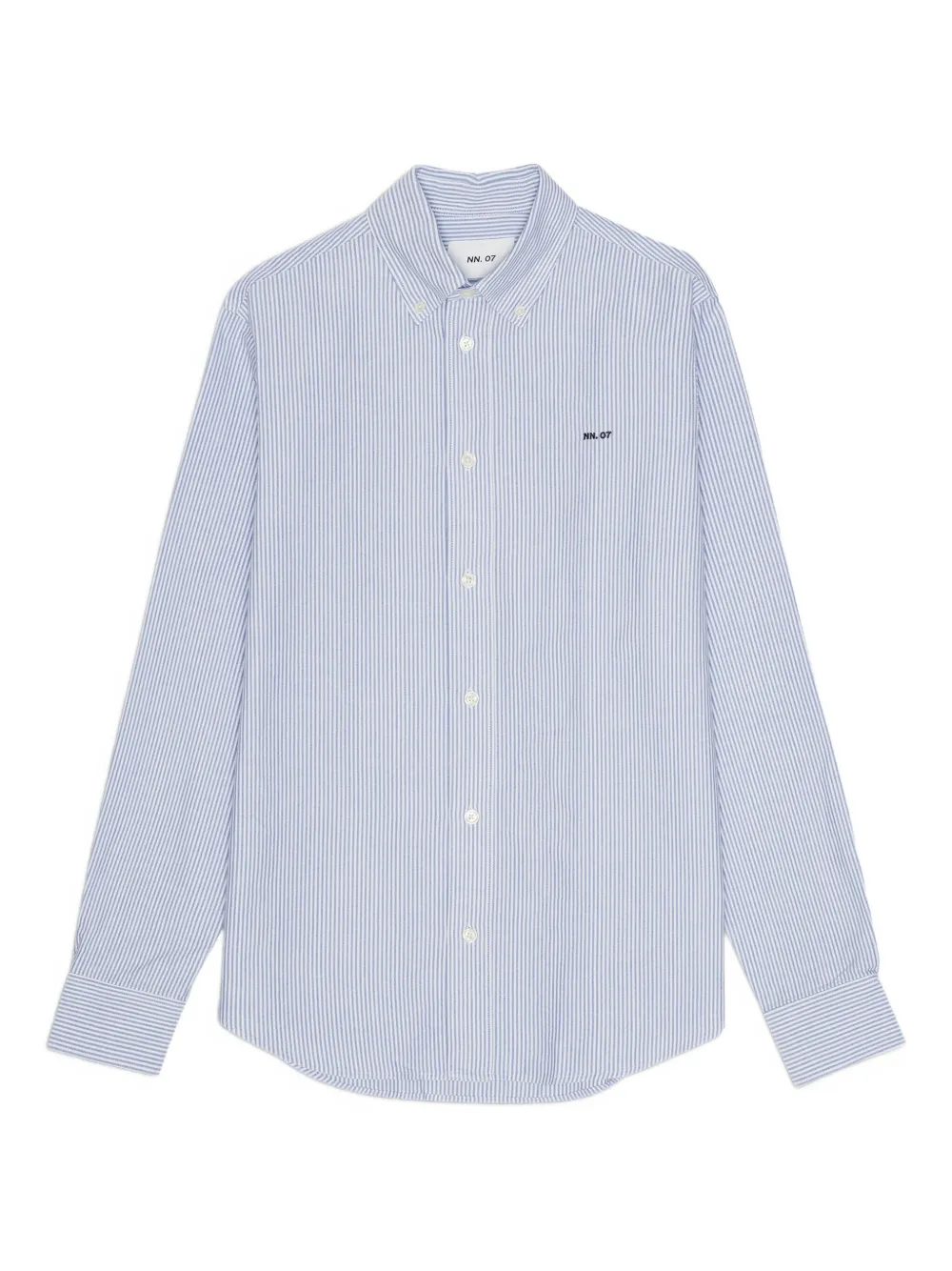 Полосатая рубашка на пуговицах NN07, синий
Полосатая рубашка на пуговицах NN07, синий
