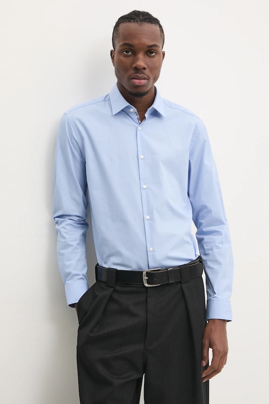 Хлопковая рубашка Hugo, синий
Хлопковая рубашка Hugo, синий