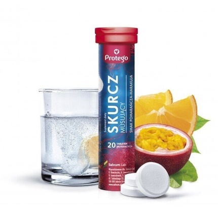 Protego Skurcz Mousse 20 шипучих таблеток, Salvum
Protego Skurcz Mousse 20 шипучих таблеток, Salvum