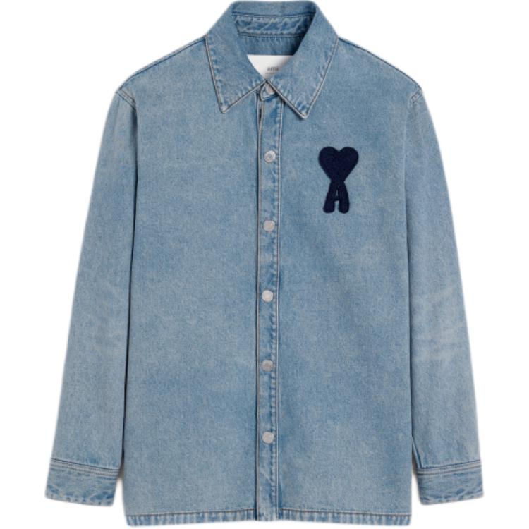 Джинсовая рубашка oversize paris ami de coeur AMIPARIS, синий
Джинсовая рубашка oversize paris ami de coeur AMIPARIS, синий