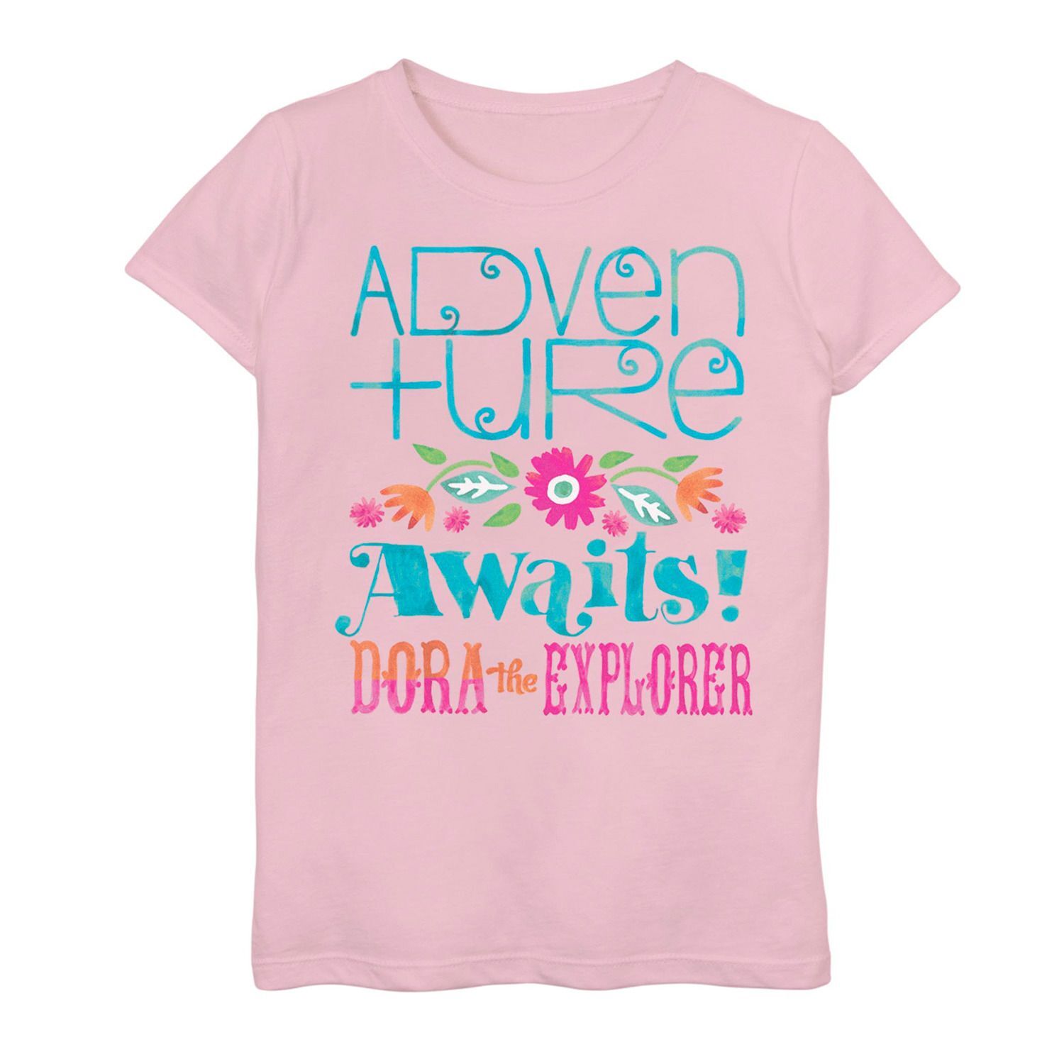 Футболка для девочек 7–16 лет «Дора. Исследовательница приключений ждет». Licensed Character 
Футболка для девочек 7–16 лет «Дора. Исследовательница приключений ждет». Licensed Character