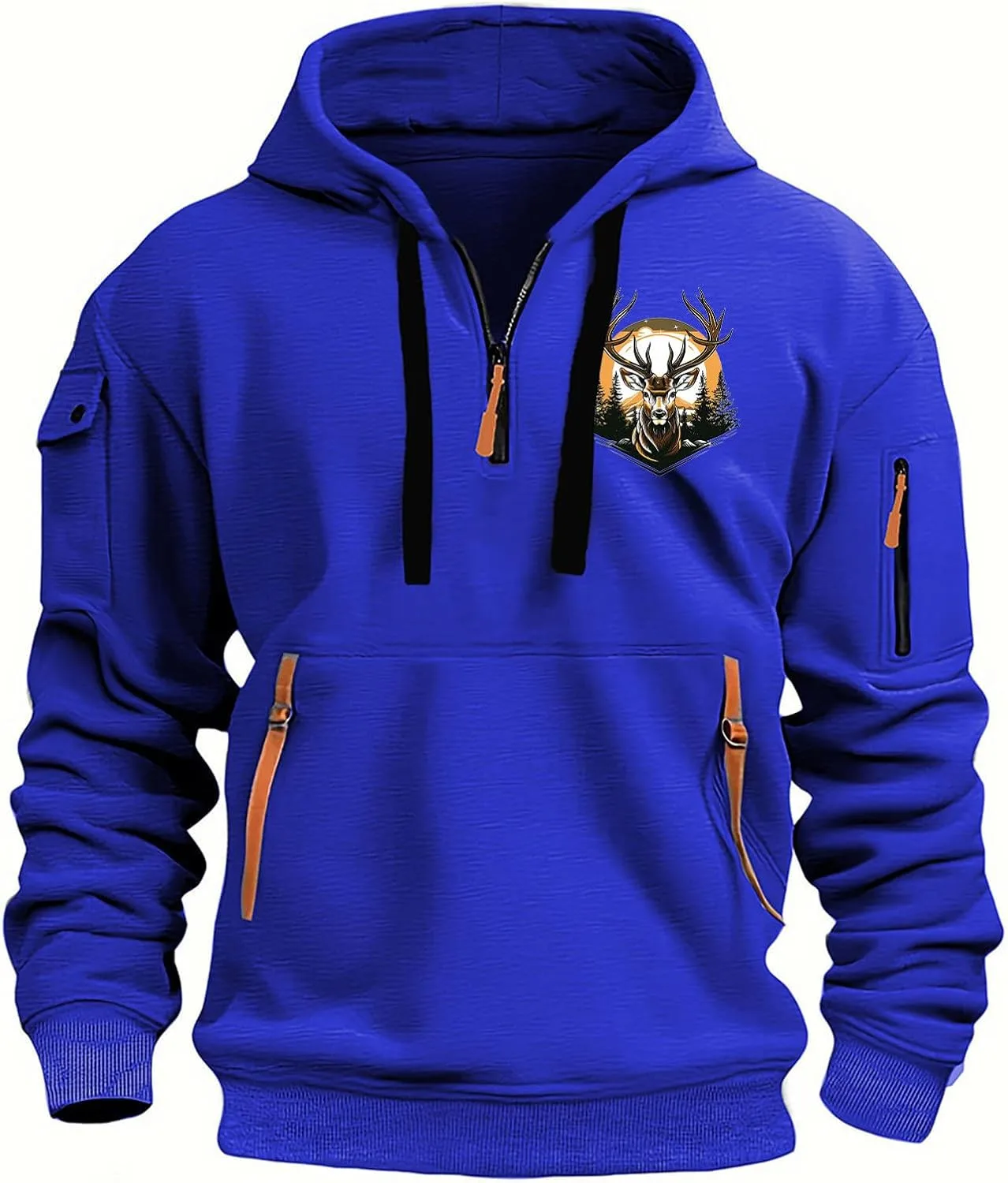 Мужской флисовый худи с длинным рукавом и карманами Cheyubny
Мужской флисовый худи с длинным рукавом и карманами Cheyubny