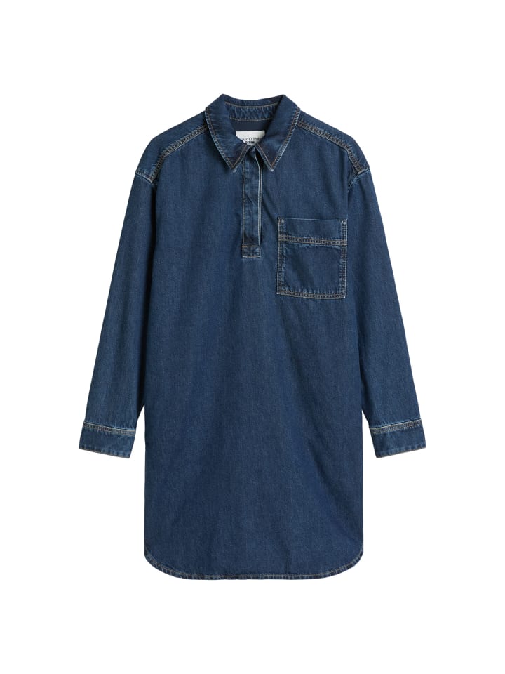 Marc O'Polo DENIM Свободное джинсовое платье-поло темно-синего цвета
Marc O'Polo DENIM Свободное джинсовое платье-поло темно-синего цвета