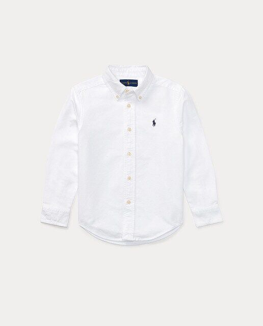 Чистая хлопковая рубашка для мальчика Polo Ralph Lauren, белый
Чистая хлопковая рубашка для мальчика Polo Ralph Lauren, белый