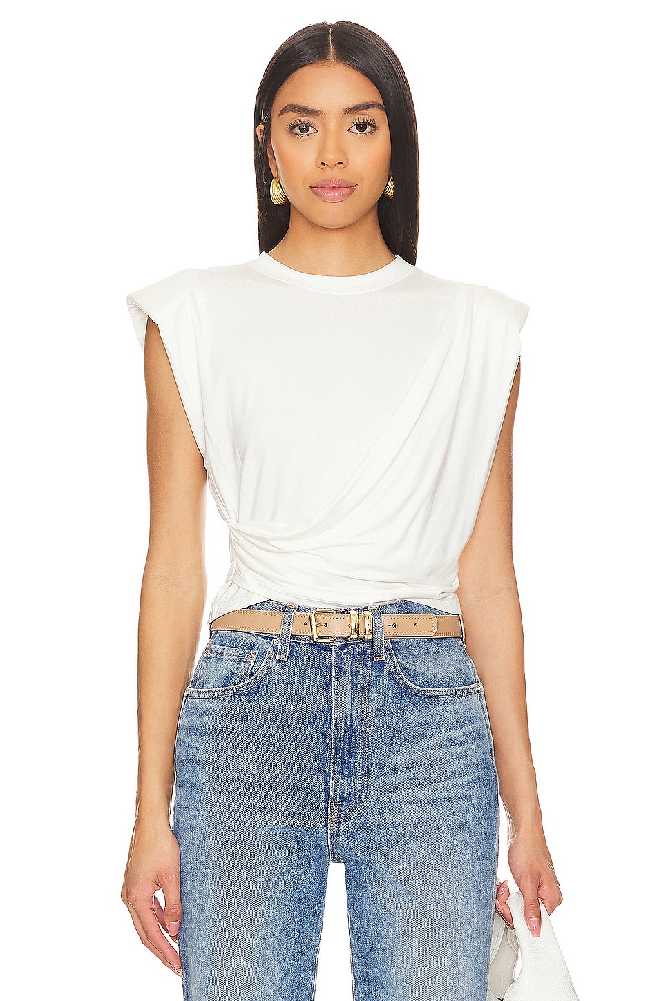 Estelle чистая культурная футболка Simkhai, white
Estelle чистая культурная футболка Simkhai, white