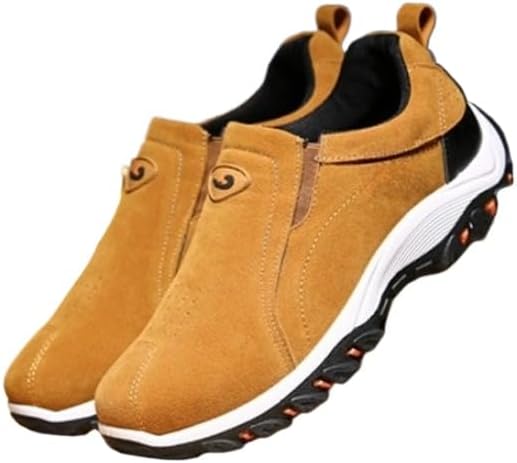 Мужские повседневные слипоны с поддержкой свода стопы, лоферы для мужчин, удобные нескользящие корабельные туфли Hhhchpm, желтый
Мужские повседневные слипоны с поддержкой свода стопы, лоферы для мужчин, удобные нескользящие корабельные туфли Hhhchpm, желтый