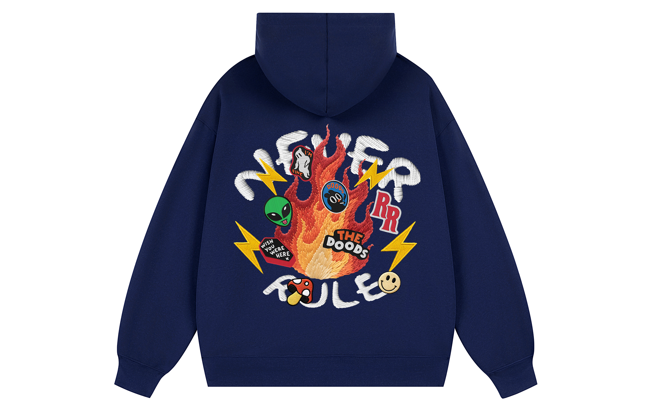 Толстовка Unisex Hooded Moderate Others NEVER RULE, темно-синий
Толстовка Unisex Hooded Moderate Others NEVER RULE, темно-синий