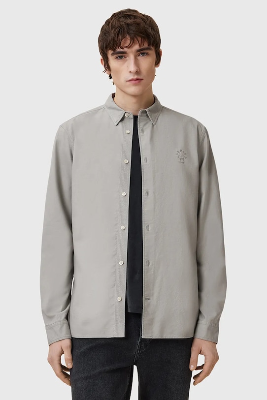 Хлопковая рубашка HAVEN Allsaints, серый
Хлопковая рубашка HAVEN Allsaints, серый