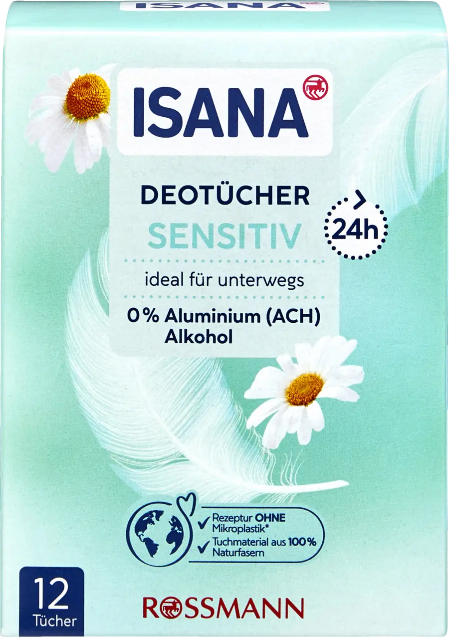 Дезодорант ISANA Deotücher Sensitiv
Дезодорант ISANA Deotücher Sensitiv