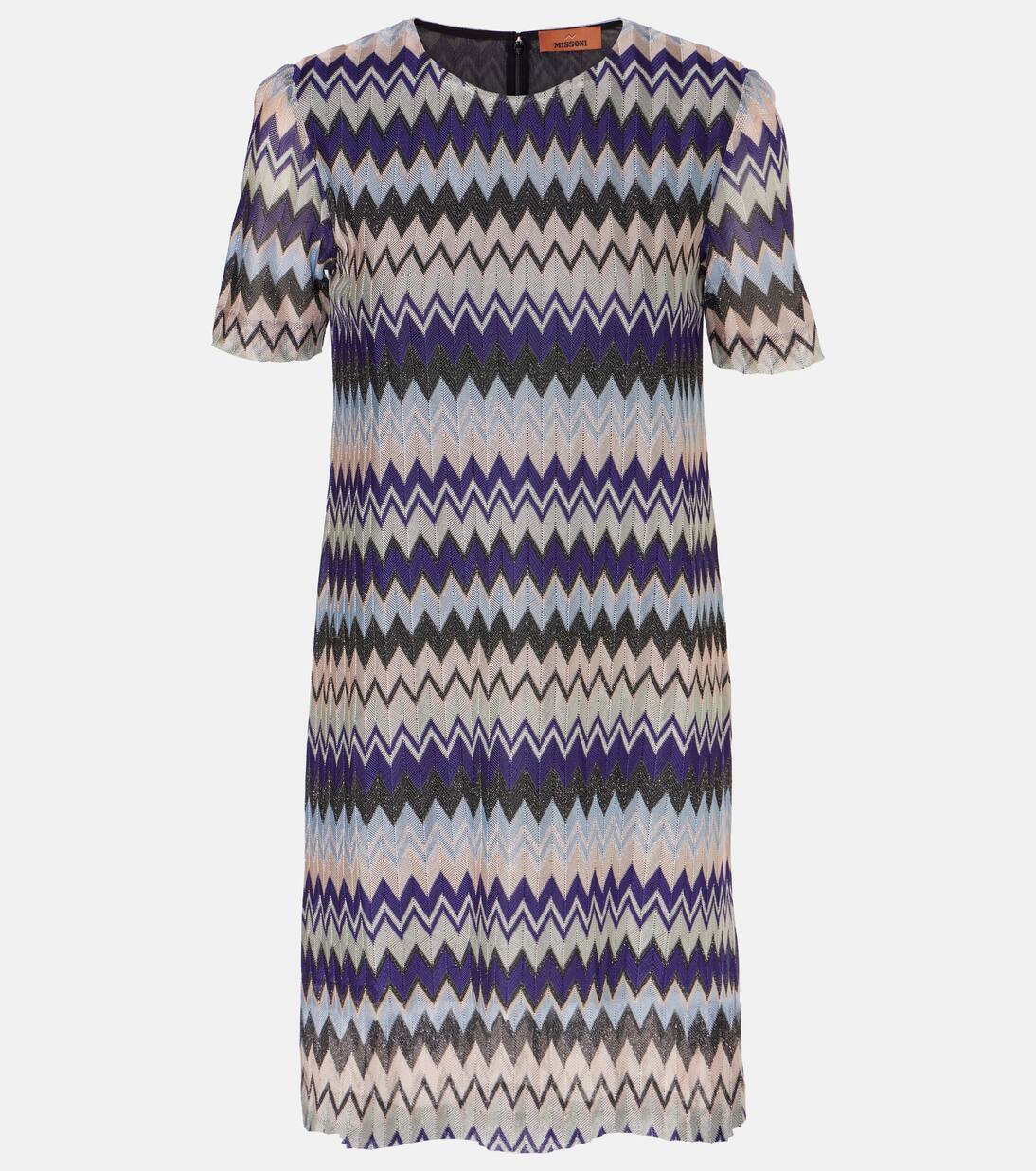 Мини-платье из ламе с зигзагообразным узором Missoni, цвет multpurplepinkli/bludarkbase
Мини-платье из ламе с зигзагообразным узором Missoni, цвет multpurplepinkli/bludarkbase