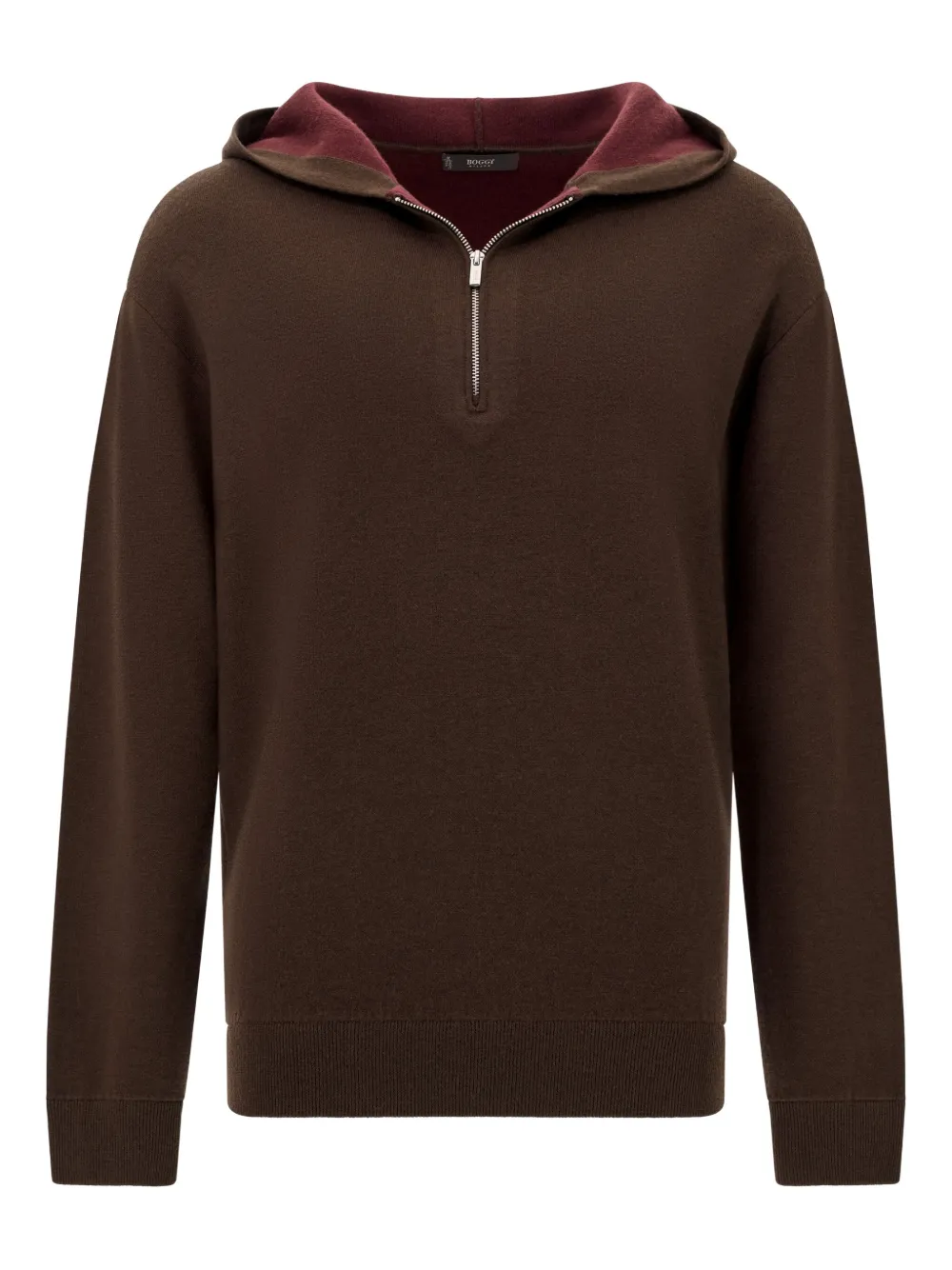 Худи с воротником на молнии Boggi Milano, коричневый
Худи с воротником на молнии Boggi Milano, коричневый